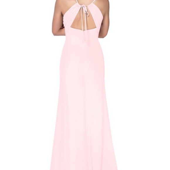 Azazie Hailey Bridesmaid Dress - Blushing Pink - Picture 3 of 4